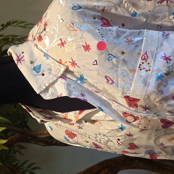 Blume Vader (Balenciaga Graffitti like) blouse NWT - Picture 4 of 13